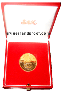 1973 Proof Krugerrand in SA Mint box