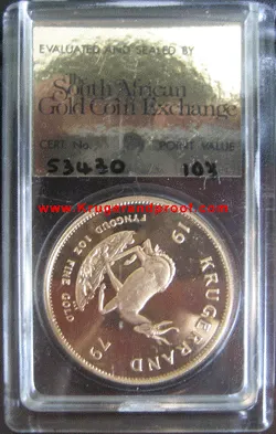 SAGCE Slabbed Coin